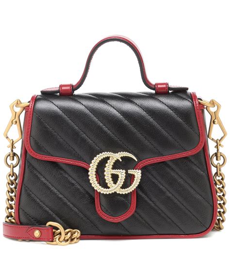 gucci bag black mini|authentic Gucci mini handbag.